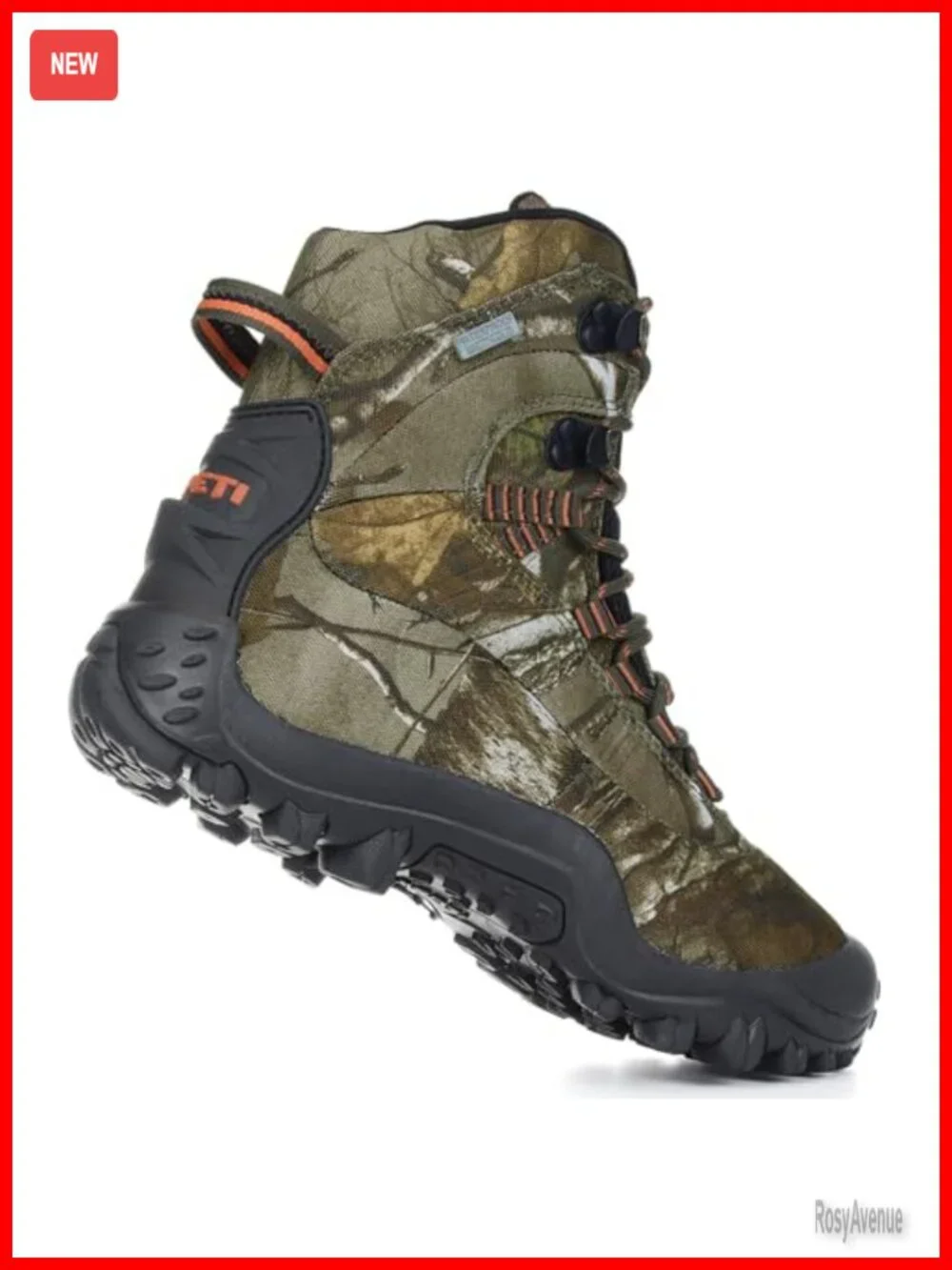 Waterproof Insulated Hiking Boots - Mid High-Top Outdoor Boots